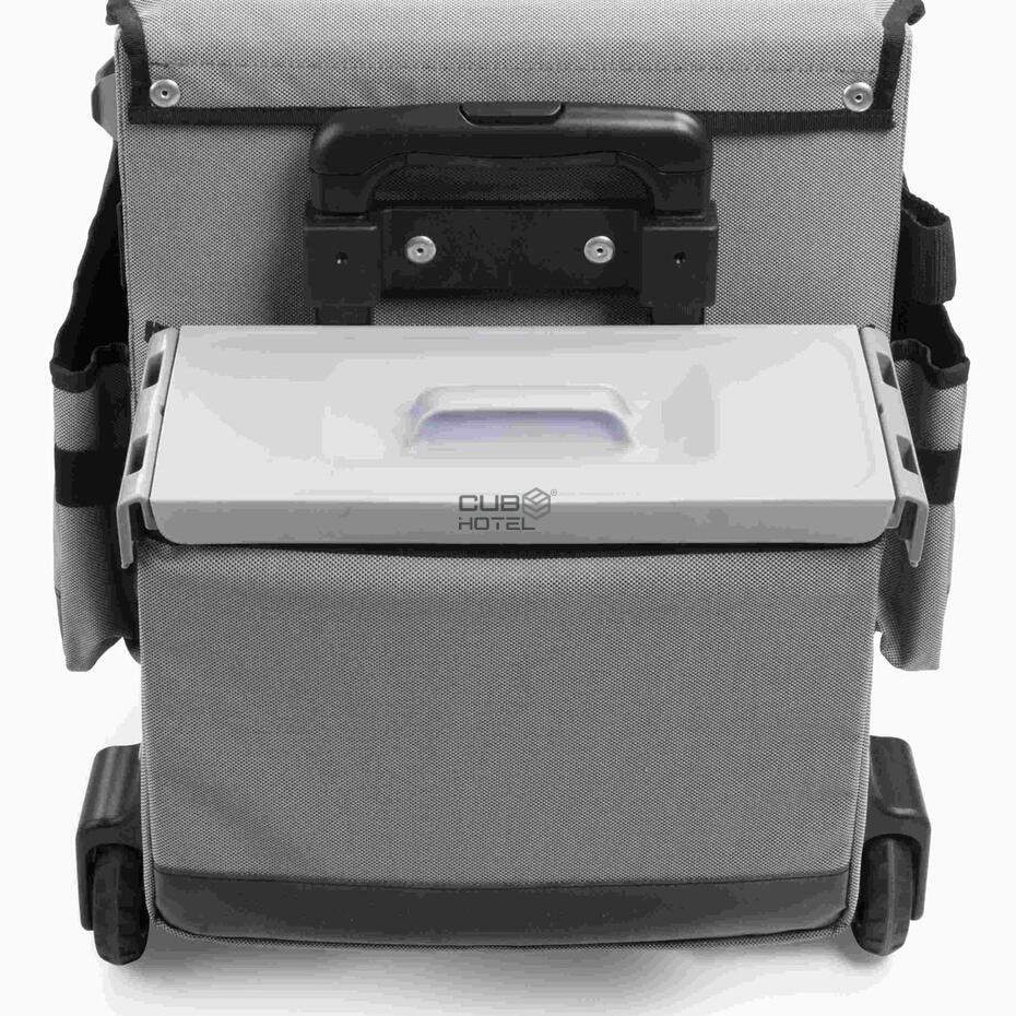 Coche Housekeeping Gris Portátil H-Cube Basic